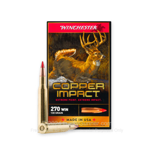 Winchester Deer Season 270 Winchester 130 Grain CEP Lead Free