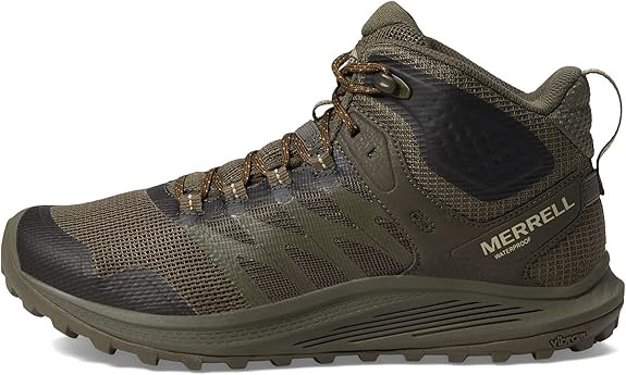 Merrell Men's Nova 3 Tactical Mid Waterproof Boots, Dark Olive