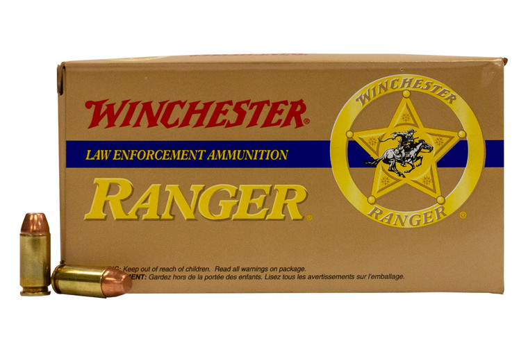 Winchester 40 S&W 180 Grain FMJ Reduced Lead, Ranger Series - 50 Rounds