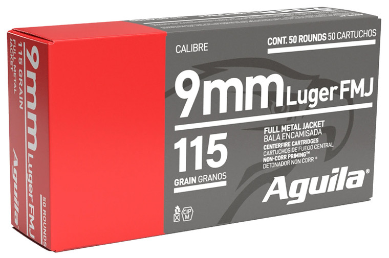Aguila Target & Range 9mm Luger 115 Grain FMJ