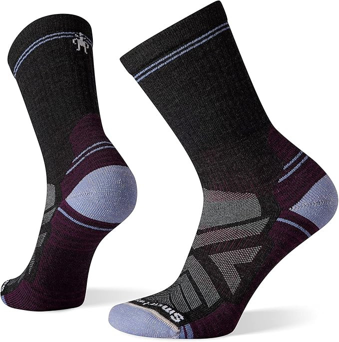 Smartwool Women's Hike Light Cushion Crew Socks, Color - Charcoal, M