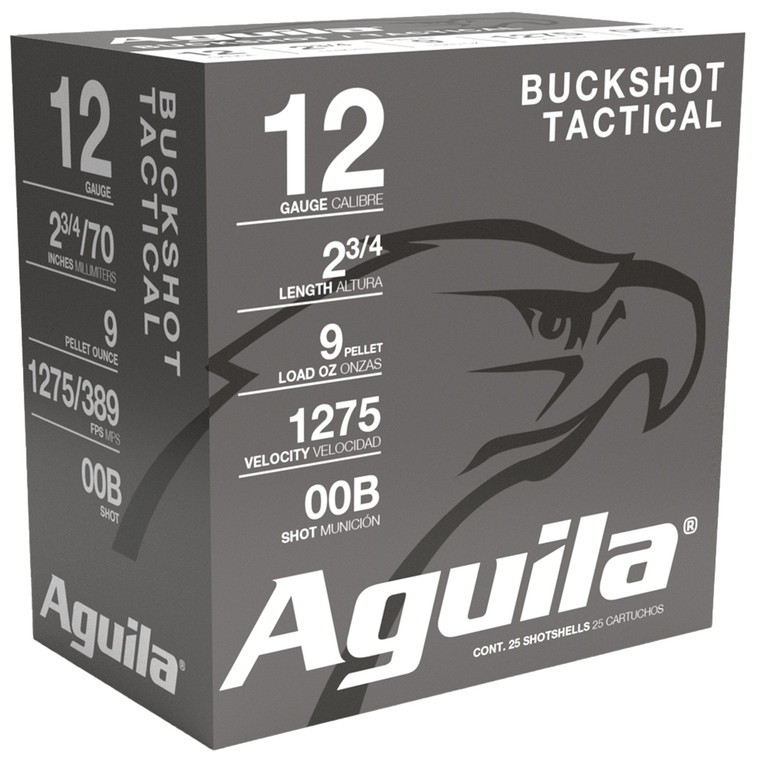 Aguila Buckshot High Velocity 12 Gauge 2.75" 00 Buck Shot