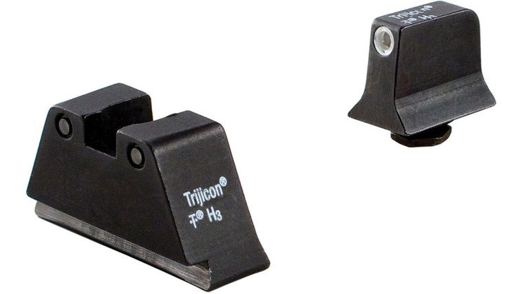 Trijicon Bright & Tough Night Sights for Glock Suppressor Sight, Black