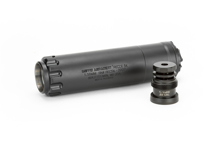 Griffin Armament Recce 5K Taper Mount Suppressor – 5.56mm