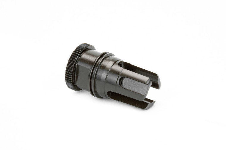 Griffin Armament Dual-Lok Minimalist 5.56mm Flash Hider, 1/2x28, Black