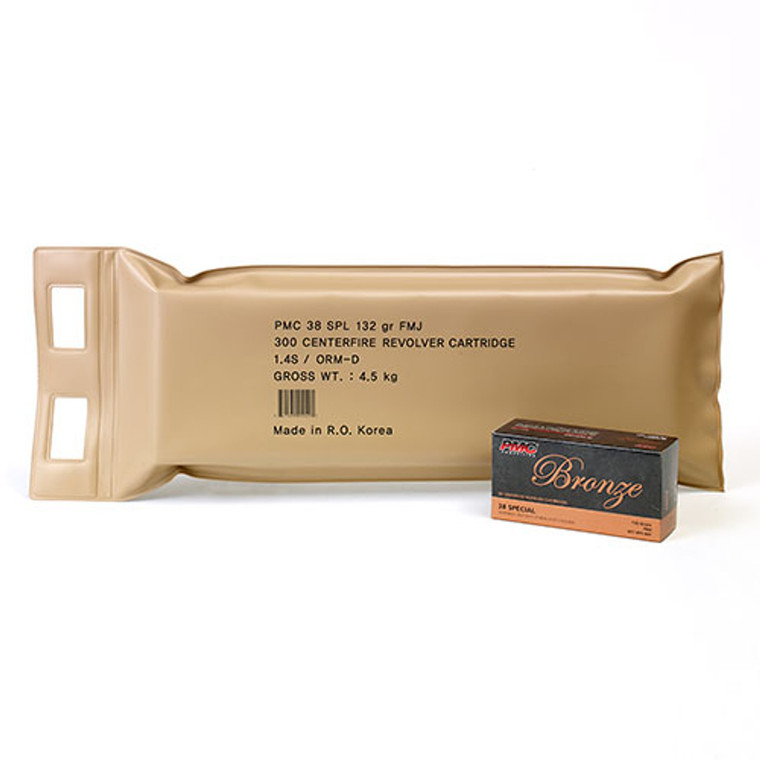 PMC Bronze Battle Pack 38 Special 132 Grain Full Metal Jacket