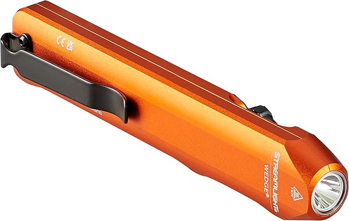 Streamlight 88820 Wedge 300-Lumen Slim Rechargeable Flashlight - Orange