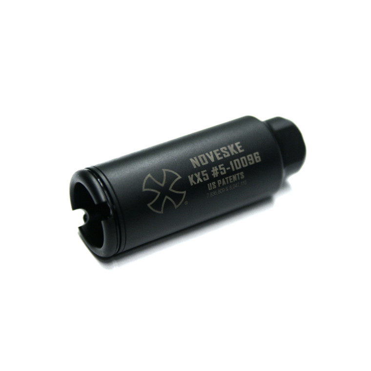 Noveske KX5 7.62mm NATO Flash Suppressor, 5/8x24 Threads - Black Nitride