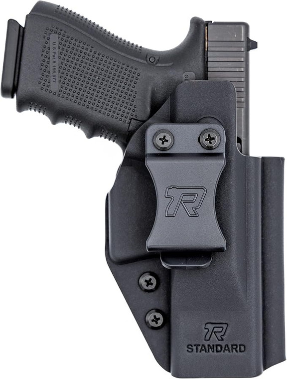 Rounded Universal Holster Ambidextrous Standard Fit Kydex – Black