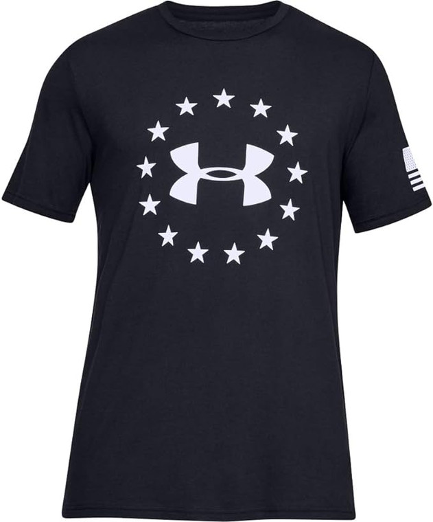 Under Armour Men's Freedom Logo T-Shirt, Black - SM