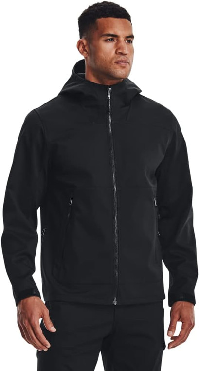Under Armour Men's Tactical Softshell Jacket, Black, Size XX-Large