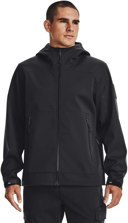 Under Armour Men's Tactical Softshell Jacket, Dark Navy Blue, Size XX-Large