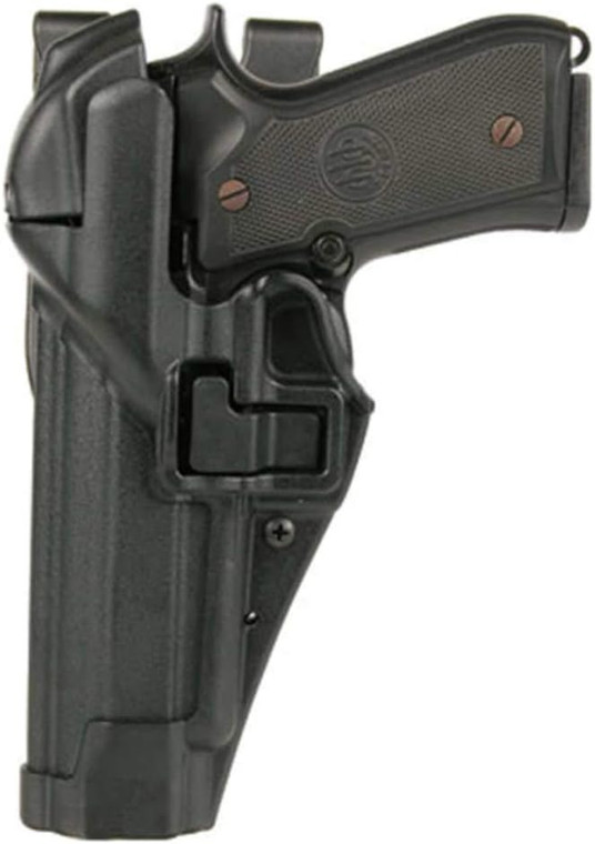 Blackhawk Serpa Level 3 Auto Lock Duty Holster Left Hand, Black, Size 25