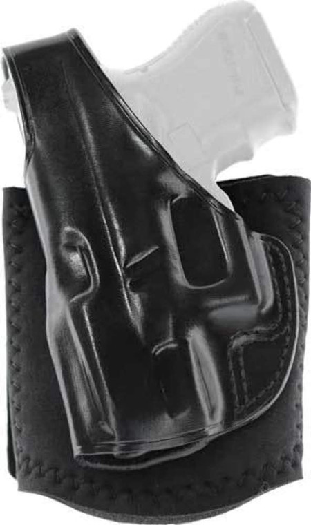 Galco Ankle Glove Leather Handgun Holster Left Hand, Black