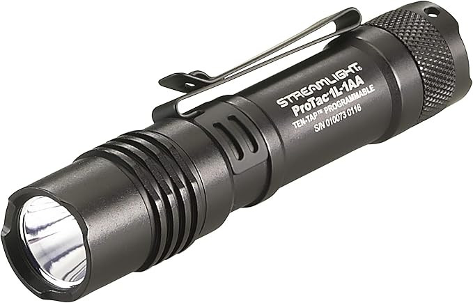 Streamlight ProTac 1L-1AA Dual Fuel 350-Lumen Tactical Flashlight – Black