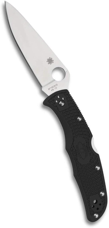 Spyderco Endura 4 Lightweight Signature Knife W/ 3.80" Steel Blade, FRN BLK