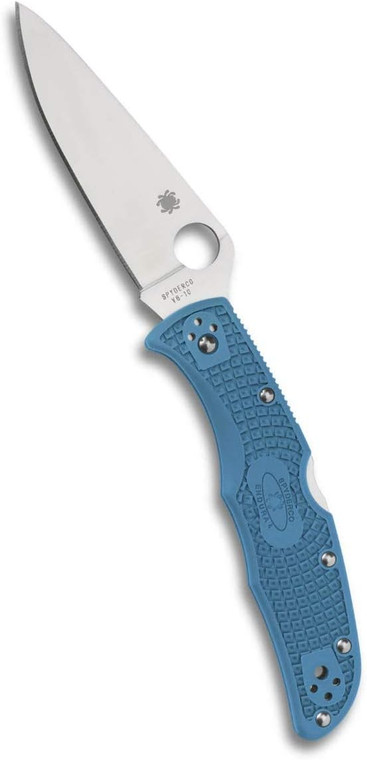 Spyderco Endura 4 Lightweight Signature Knife W/ 3.80" Steel Blade, Blue