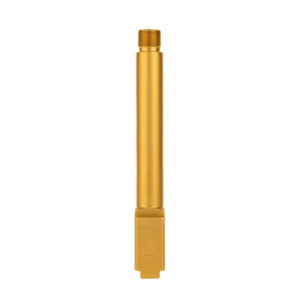 Ballistic Advantage 9mm Glock 17 Gen 5 PVD Gold Threaded Non-fluted Barrel