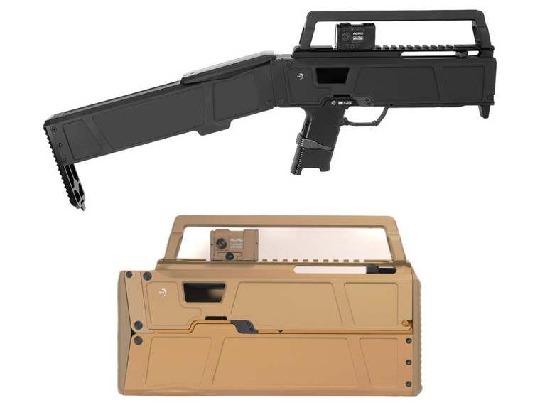 B&T BWC9 Foldable Chassis Conversion Kit for SIG P320, W/ Aimpoint ACRO P-2