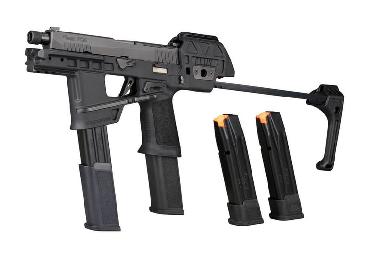Sig Sauer P320-FLUX Tacops 9mm, 1/2x28 Threaded Barrel, (2) 30rd & (2) 21rd Mags, X-Ray Day/Night Sights, XSeries Flat Trigger