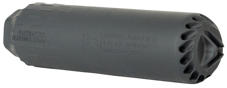 Huxwrx Flow 556 Ti 5.56mm Suppressor W/ 1/2x28 Flash Hider  (BLEM)