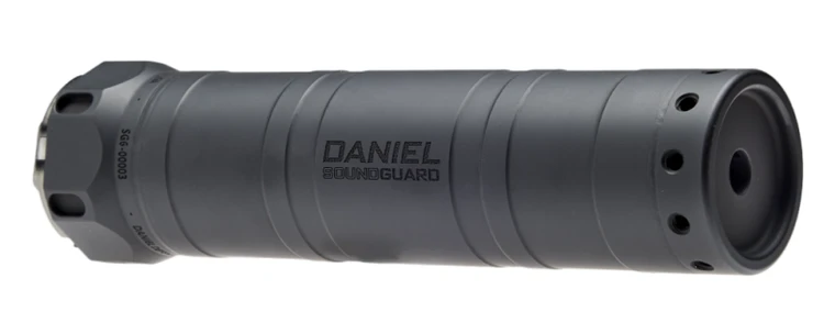 Daniel Defense Soundguard SG-6TI Suppressor, 1/2-28 Direct Thread, 6mm/.223/5.56mm, Black