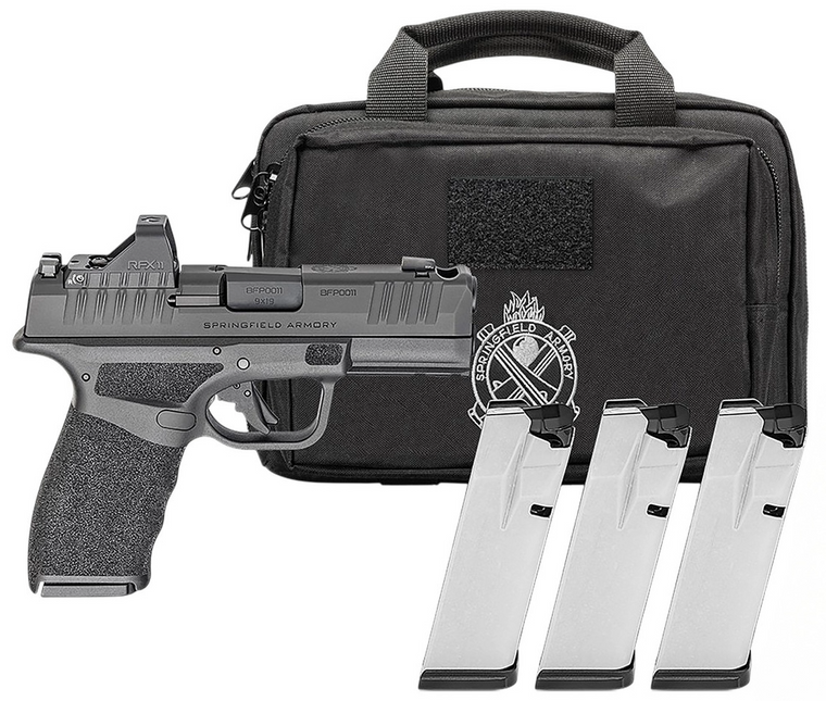 Springfield Hellcat Pro Comp OSP 9mm (OR) 17rd Pistol, W/ Viridian Optic (Gear Pac)