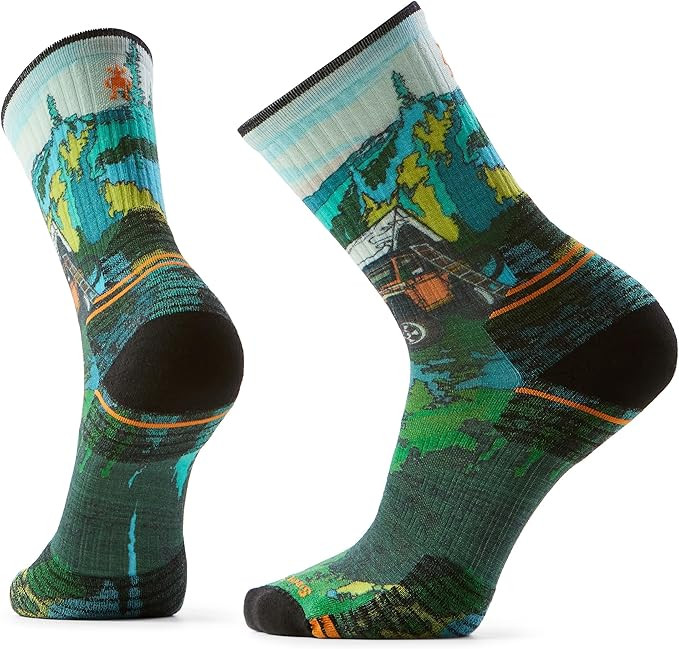 Smartwool Men's Hike Targeted Cushion Trail Crew Socks – Green