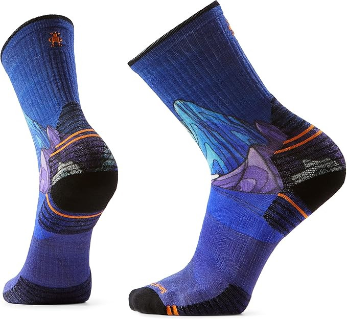Smartwool Men's Hike Targeted Cushion Trail Crew Socks – Blue