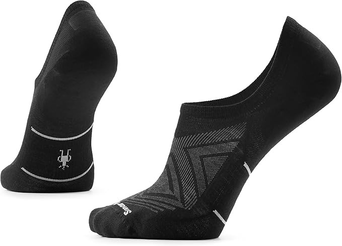 Smartwool Men's Run Zero Cushion No Show Socks – Black