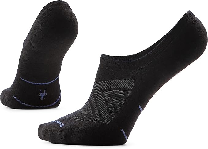 Smartwool Men's Run Targeted Cushion No Show Socks – Black