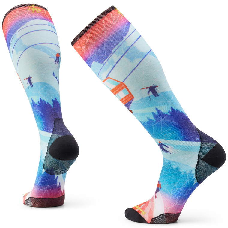 Smartwool Men's Ski Zero Cushion Over-the-Calf Socks – Laguna Blue