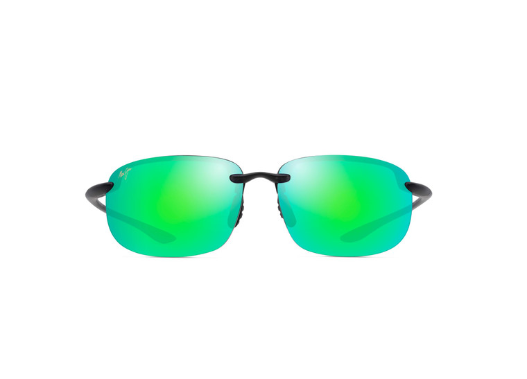 Maui Jim Unisex Hookipa XLarge Oval Polarized Sunglasses – Black