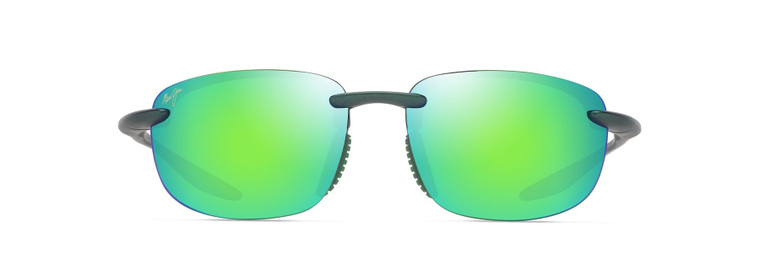 Maui Jim Unisex Polarized Unisex Sunglasses – Green Frame, 63mm