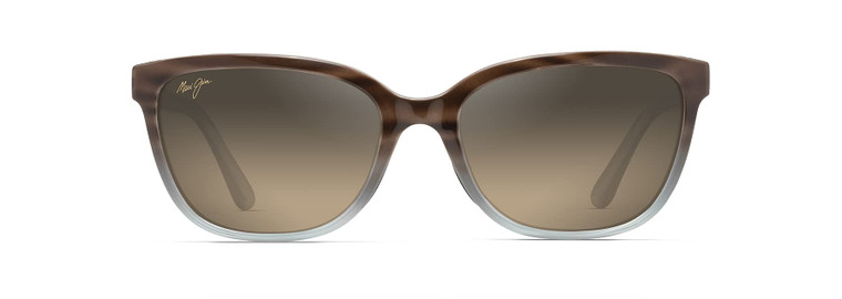 Maui Jim Unisex Honi Polarized Sunglasses –  Sandstone With Blue/Hcl Bronze
