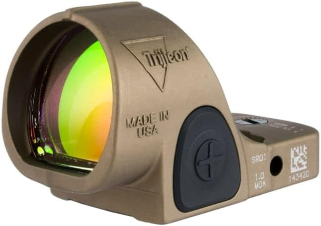 Trijicon SRO 1x25x22.5mm Adjustable LED Red Dot Sight T1 MOA – Coyote Brown