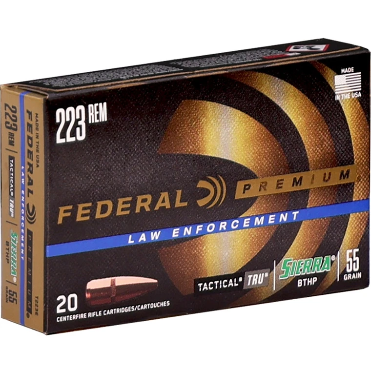 Federal LE TRU 223 Rem 55 Grain Sierra GameKing Hollow Point (HP) Ammo