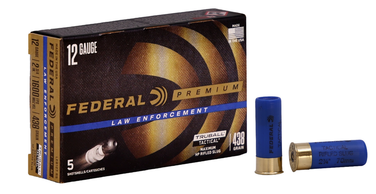 Federal LE 12 Gauge 2 3/4” 1 Oz Truball Rifled Slug Ammo