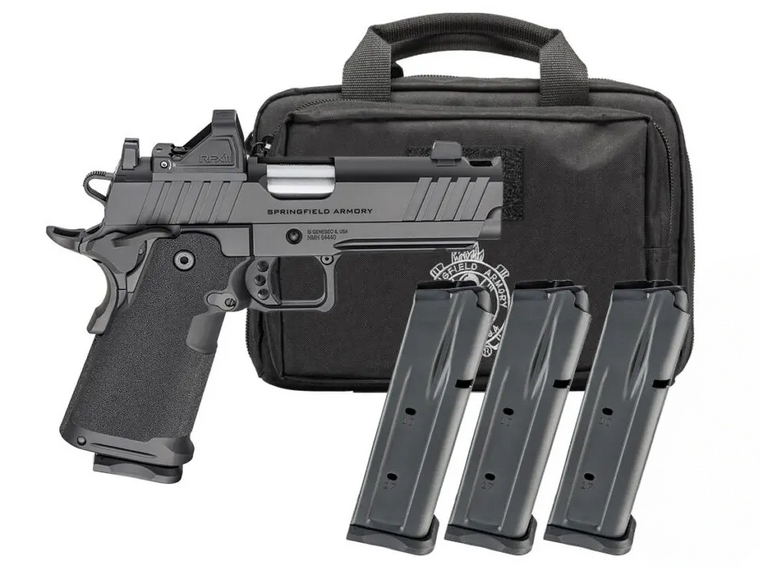 Springfield Armory 1911 DS Prodigy Comp 9mm 20rd Pistol, 5" Barrel, Gear Pac