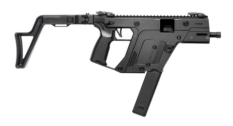 Kriss Vector Gen 3 9mm 40rd SBR, 5.5" Barrel, Black