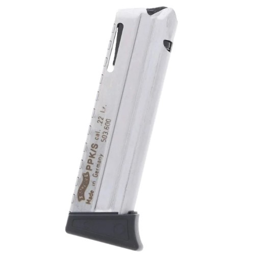 Walther Arms PPK/S .22 LR 10-Round Magazine, Black