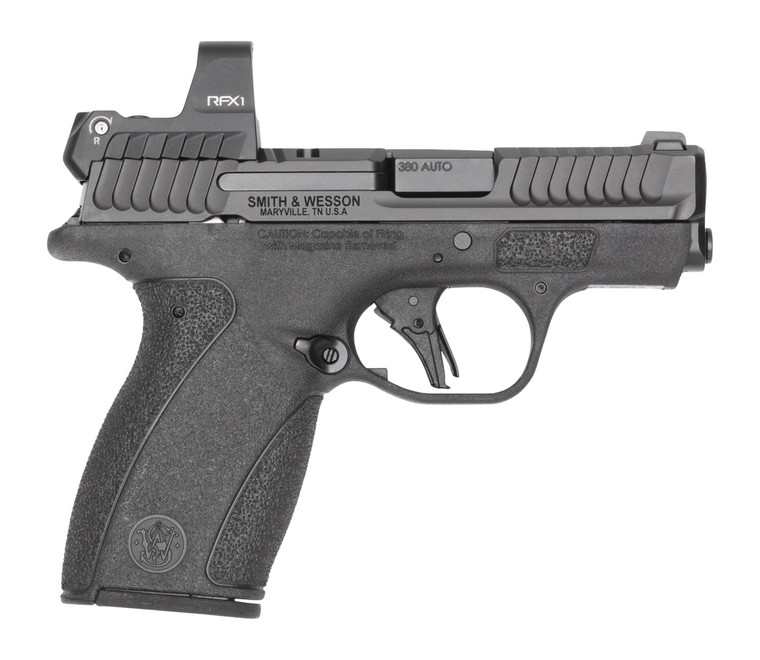 Smith & Wesson Bodyguard 2.0 380 ACP (OR) 12rd Pistol, Viridian RFX1 Optic, NTS, Black