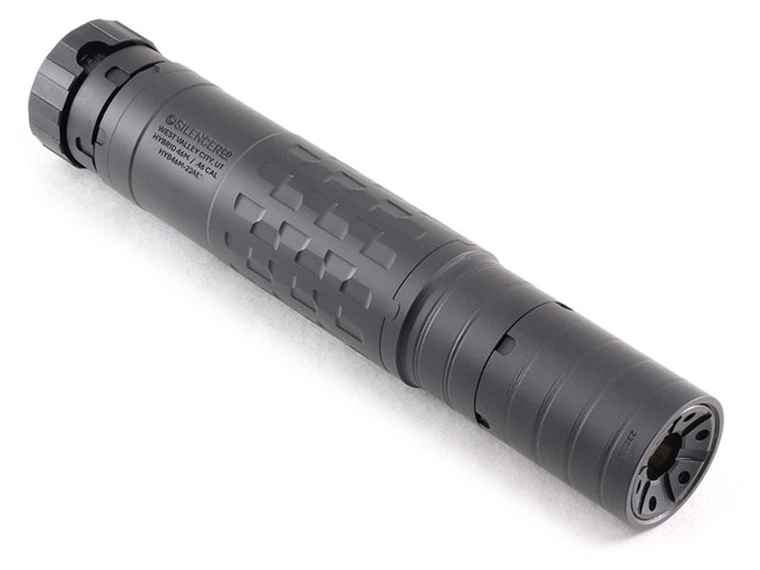 SilencerCo Hybrid 46M Multi-Caliber Suppressor, Black