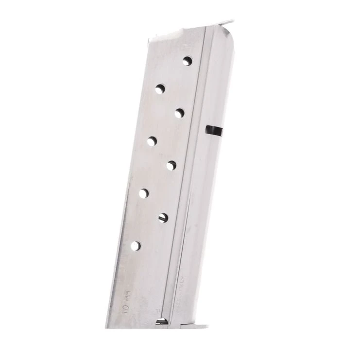 Mec-Gar 1911 Government 10mm 8-Round Magazine, Nickel