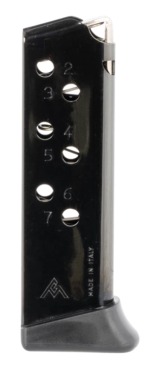 Mec-Gar Walther PPK .32 ACP 7-Round Magazine, Finger Rest, Black
