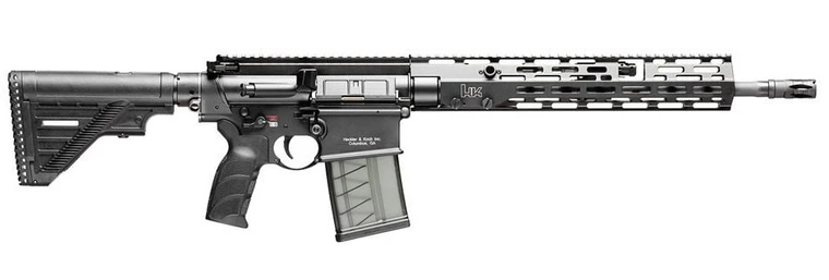 H&K MR762 A4 7.62mm Rifle, 16.5" Barrel, Black