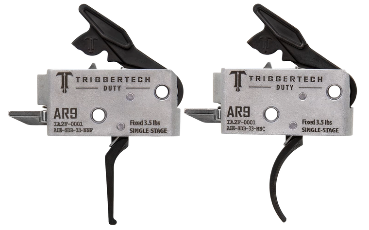 TriggerTech AR-9 Duty Single-Stage Trigger, 3.50 Lbs Draw, Black
