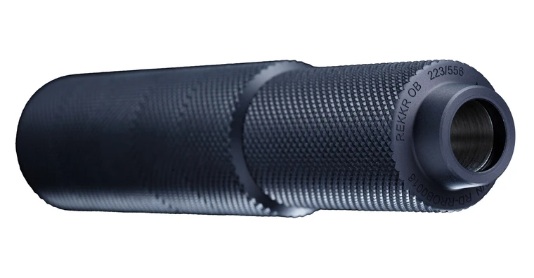 Sonicore Rekkr OB .223 Rem/5.56mm Direct Thread Suppressor, 1/2"x28, Black