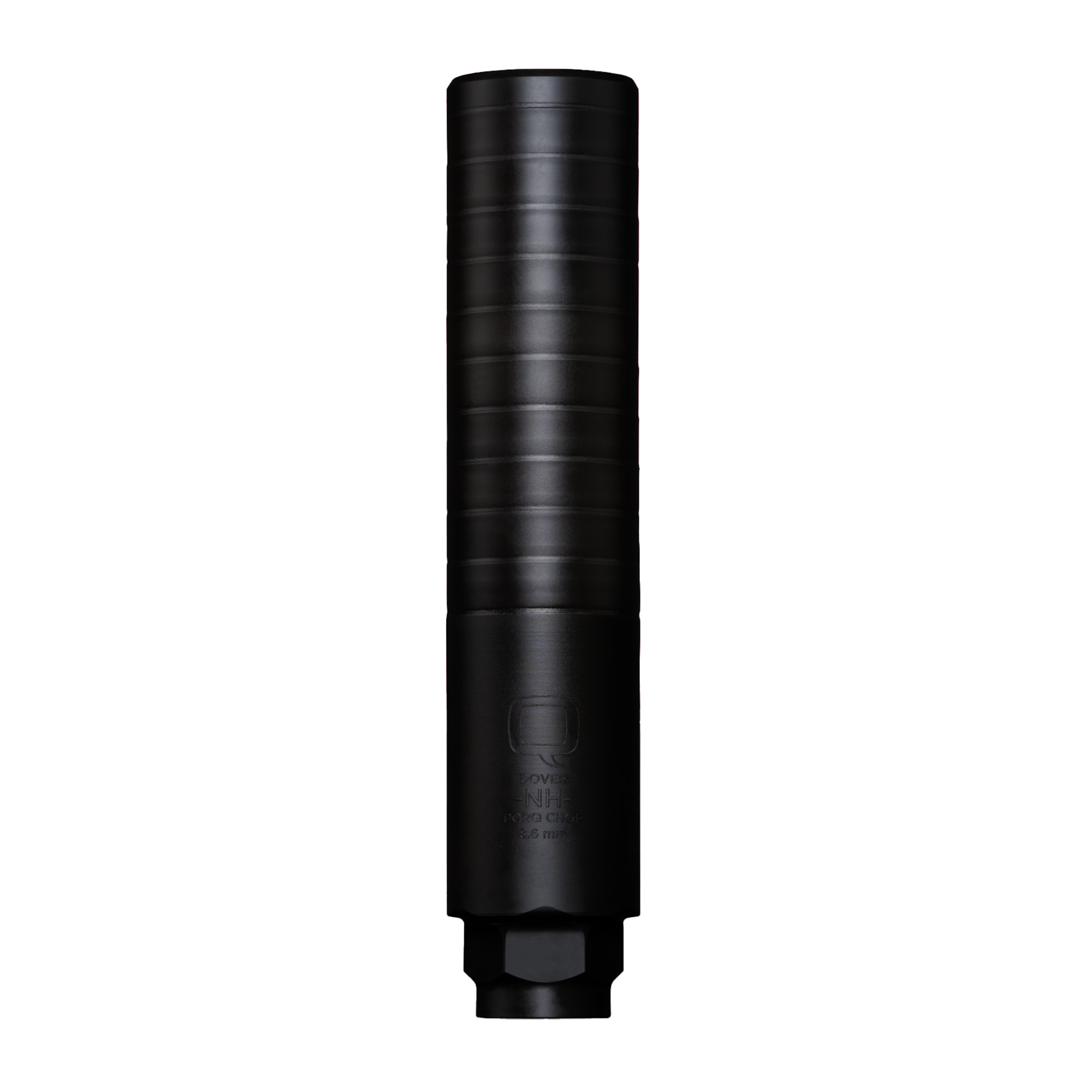 Q PorQ Chop 338/8.6 Blackout Suppressor With XL Cherry Bomb Muzzle