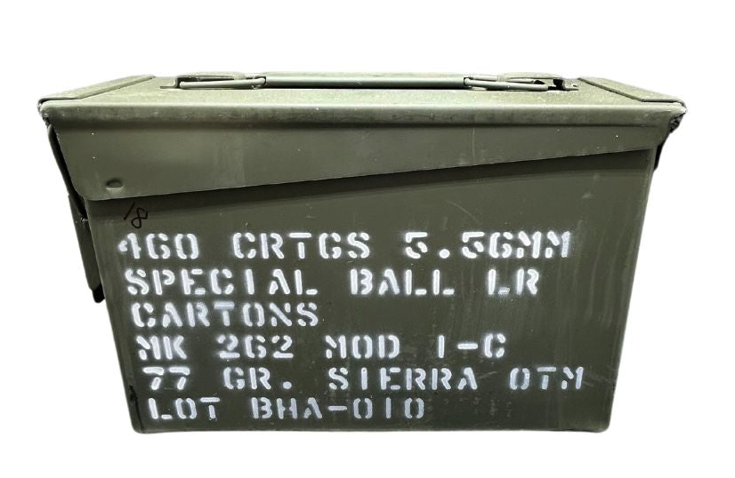 Black Hills 5.56mm NATO MK262 Mod 1-C 77 Gr OTM (Military Ammo Can